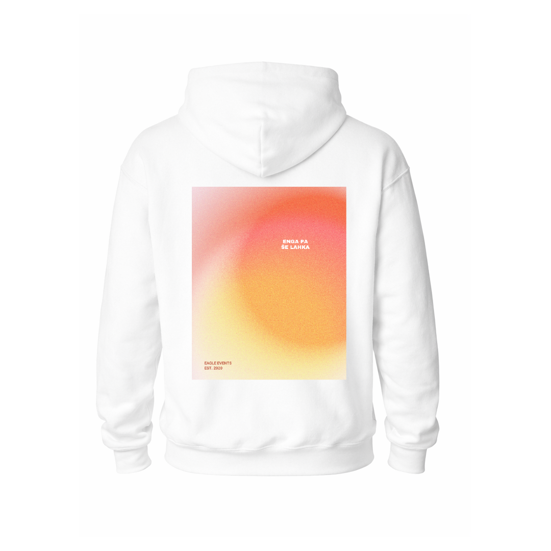 Hoodie “Enga pa še lahka!” (bel)
