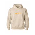 Hoodie “Send me your playlist” (bež)