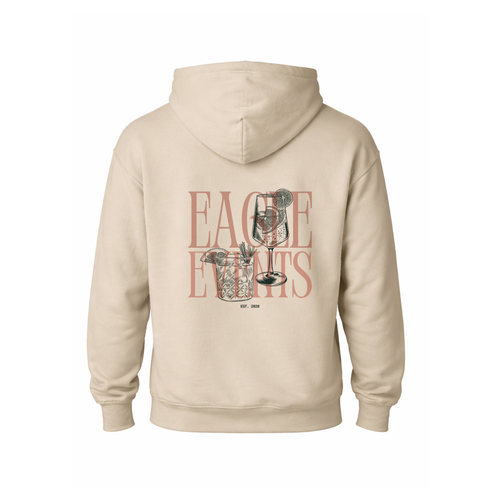 Hoodie Eagle Events (bež)