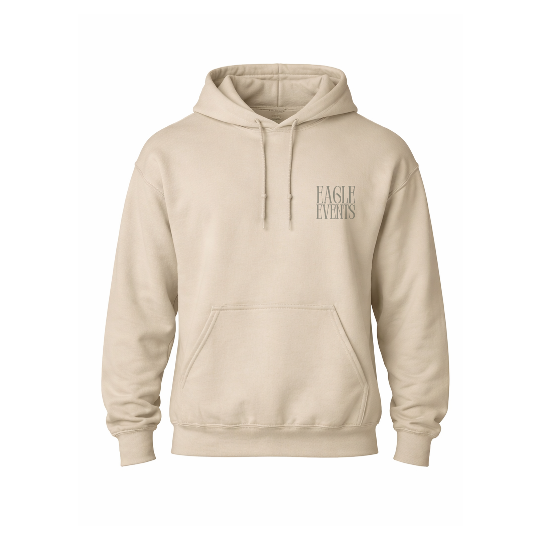Hoodie Eagle Events (bež)